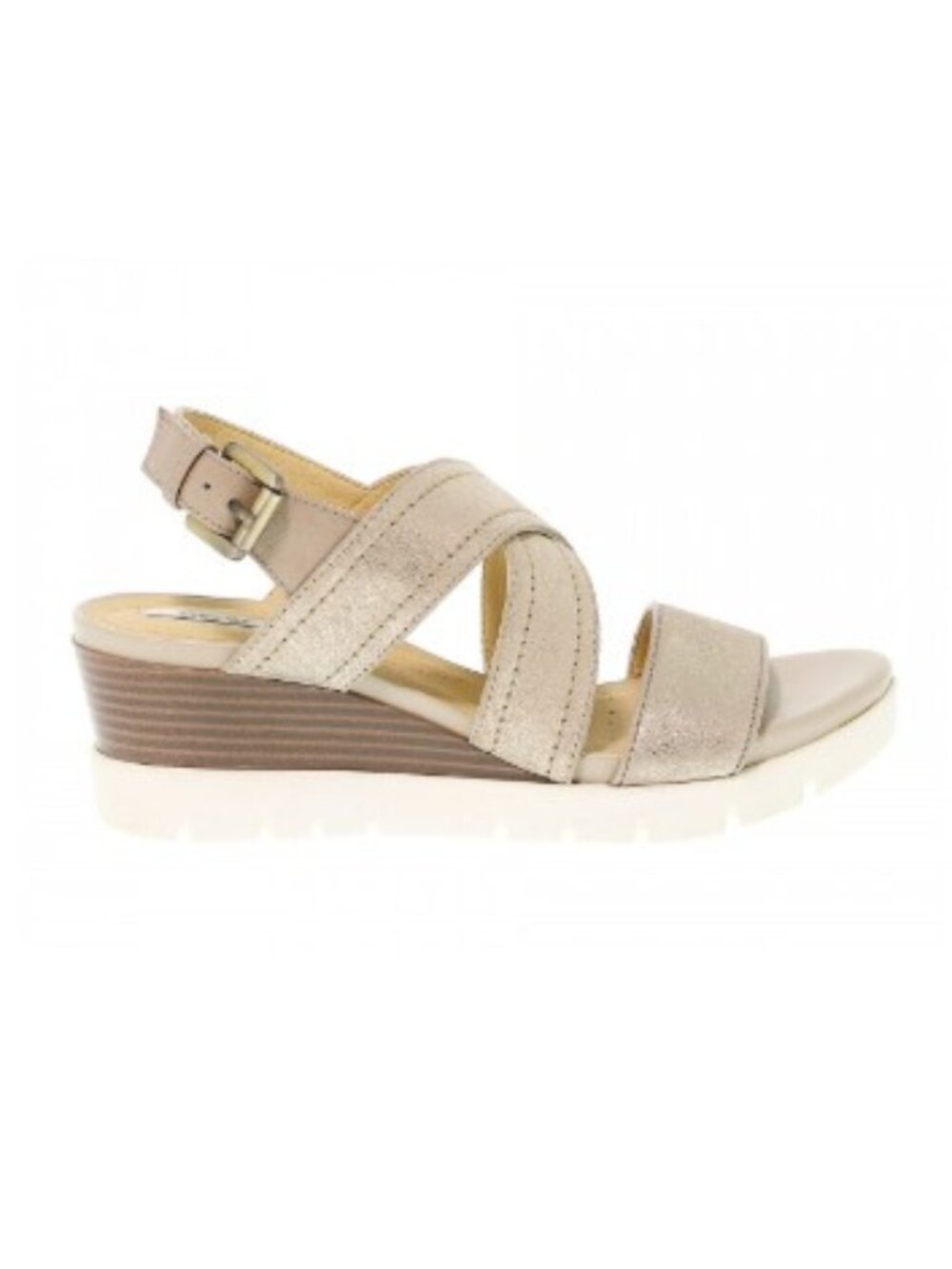 GEOX heeled Mary sandal beige suede leather Size 38
